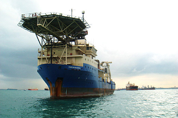 Vessel at anchorage